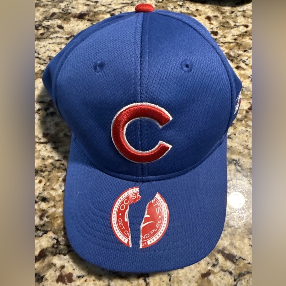 Chicago Cubs Blue MLB Licensed Baseball Cap Hat Adjustable Velcro Back New